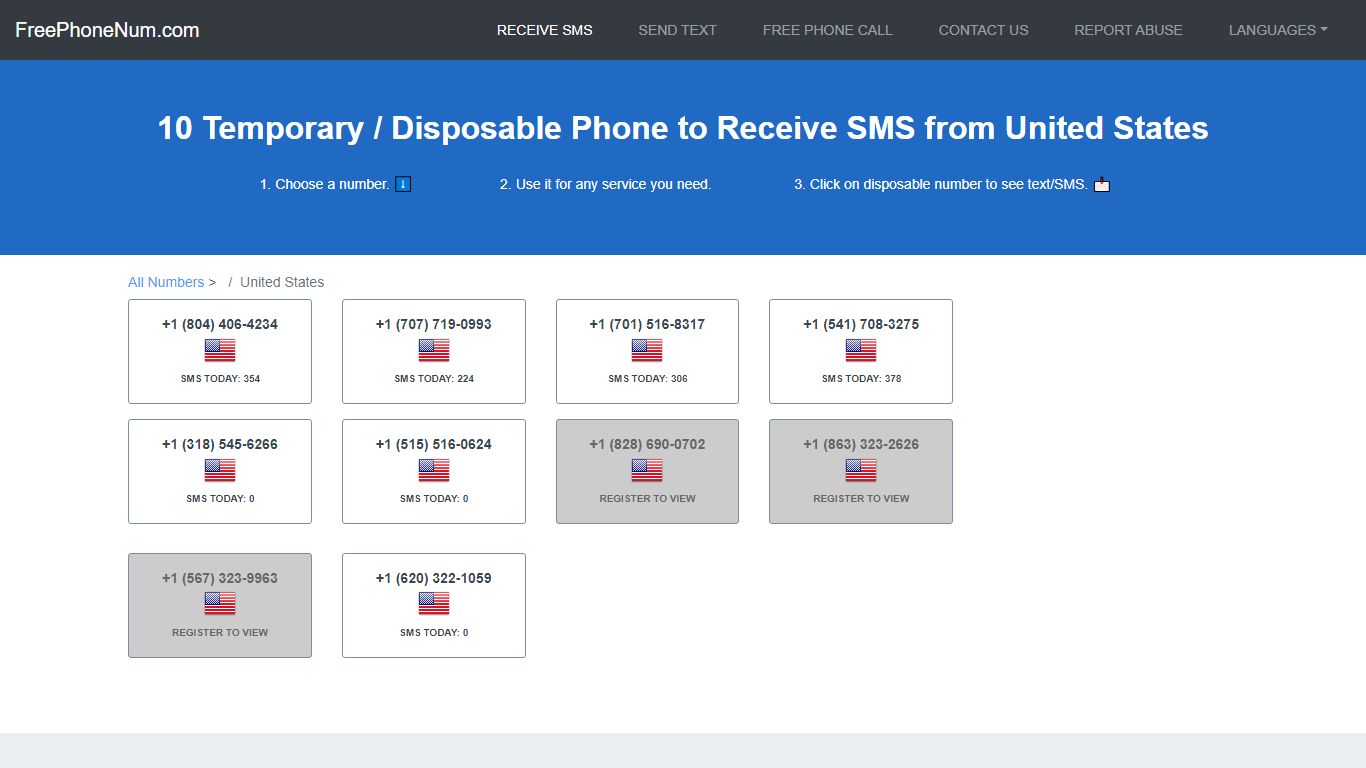 📲 Disposable Number To Receive SMS 2022 United States - Free Phone Num